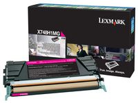 Toner LEXMARK X748H1MG magenta