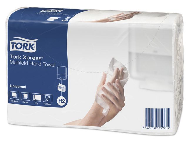 Handak Torpex Handduk TORK XPRESS Uni H2 3800/FP