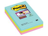 POST-IT Sup Stic Miami linj 101x152 3/FP