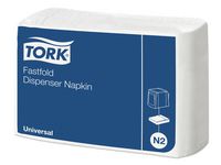 Servett TORK Uni N2 1-lag 30x25cm 300/FP