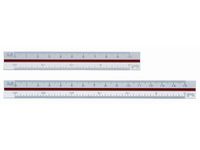 Skallinjal 15cm 1:100:200:300:400:500