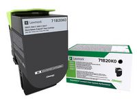 Toner LEXMARK 71B20K0 Svart
