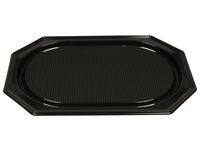 Serv.fat plast svart PS 36x54cm 10/FP