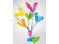 Fjädrar i papper enfärgat 48/FP