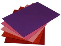 Dekorationskart A4 nyansr Röd-Lila 50/FP