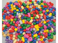 Träpärlor basmix 250g