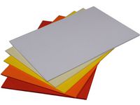 Dekorationskart A4 nyans Gul-Röd 50/FP