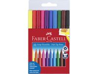 Fiberpenna Grip blandade färger 10/FP