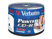 CD-R VERBATIM 700MB Printable 50/FP