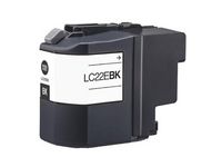 Bläckpatron BROTHER LC22EBK Svart