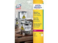 Slitstarka etiketter 210x148 mm 40/FP