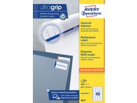 Etikett AVERY 48,5x25,4mm 4000/FP