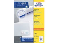 Etikett AVERY 64,6x33,8mm 2400/FP