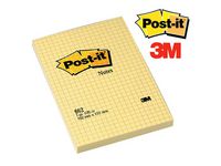 Memoblock POST-IT rutat 102x152 gul