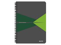 Anteckningsbok LEITZ kart. A5 linj grön