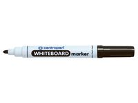 Whiteboardpenna CENTROPEN rund svart