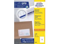 Etikett AVERY 210x297 mm 100/FP