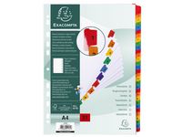 Kartongregister EXACOMPTA 1-31 multifärg