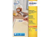 Etikett avtagbar 25,4x10mm 4725/FP