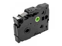 Tape 9mm TZe-121 Svart på Klar