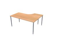 Bord frist v 1,6x1,2x0,8x0,6m bokl/grå