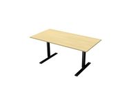 Bord El 160x80cm björklaminat/svart