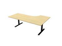 Bord El v 2x1,2x0,8x0,6m björkla/svart