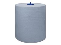 Handduk TORK Adv H1 Blå 2l vit 6/FP