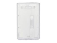 Korthållare Reko 5 transparent stående