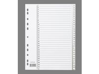 Plastregister A4 1-31 vit