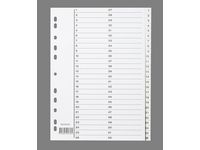 Plastregister A4 1-52 vit