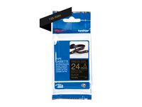 Tape BROTHER Tze-R354 24mm Guld på Svart