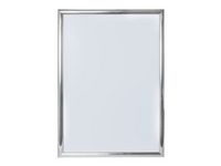 Väggram 50x70cm silver polerad 25mm