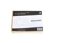 Kuvert Brun C5 80g FH 500/FP