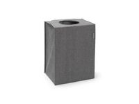 Tvättkorg Rektangulär 55L Svart