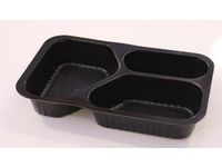 Form 1/4GN 3-fack svart 300/FP