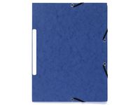 Gummibandsmapp EXACOMPTA 3-kl ECO blå