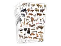 Stickers djur  300st