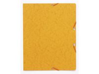 Gummibandsmapp kartong A4 gul