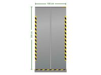 Skyddsskärm roll-up 1000x2000 mm