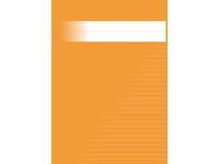 Skrivhäfte A4 linjerat 8,5mm orange