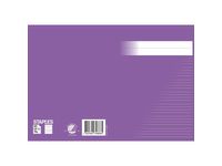 Skrivhäfte A5 linjerat 5+5+5+7mm lila
