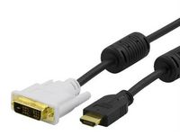 Kabel DELTACO HDMI-DVI Hane-Hane 1m