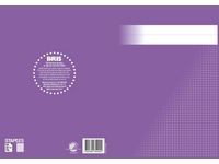 Räknehäfte A4 rutat 5x5mm lila