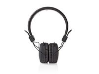 Hörlur+Mic NEDIS Trådlösa On-Ear Svart