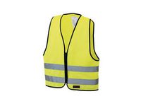 Reflexväst med dragkedja Vuxen-L gul