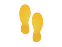 Golvmarkering Fotavtryck gul 5par/FP