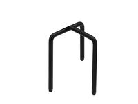 Golvskärm 3-vägs svart