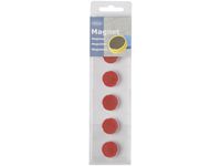 Magnetknappar ACTUAL röd 20mm 6/FP