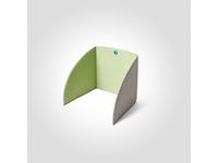 StandUp Bordsskärm BRED 80cm grön